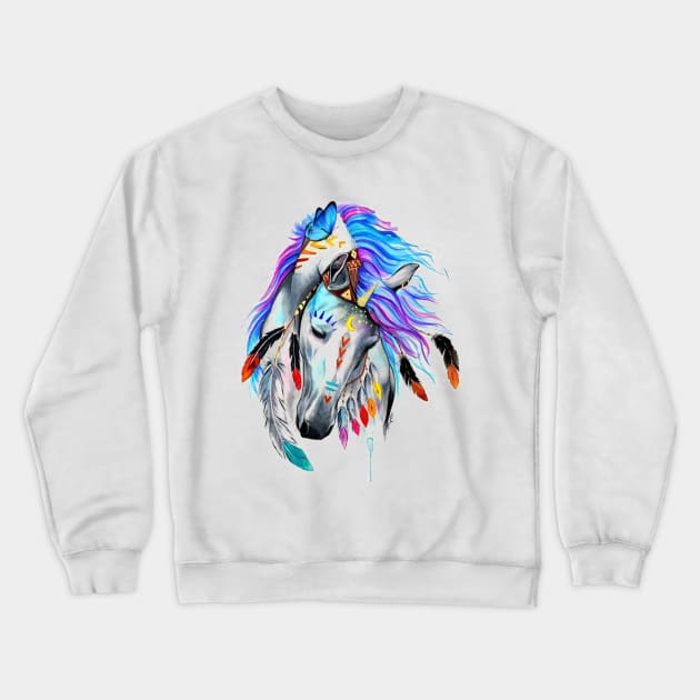 fantasy horse Crewneck Sweatshirt by The Pharaohs